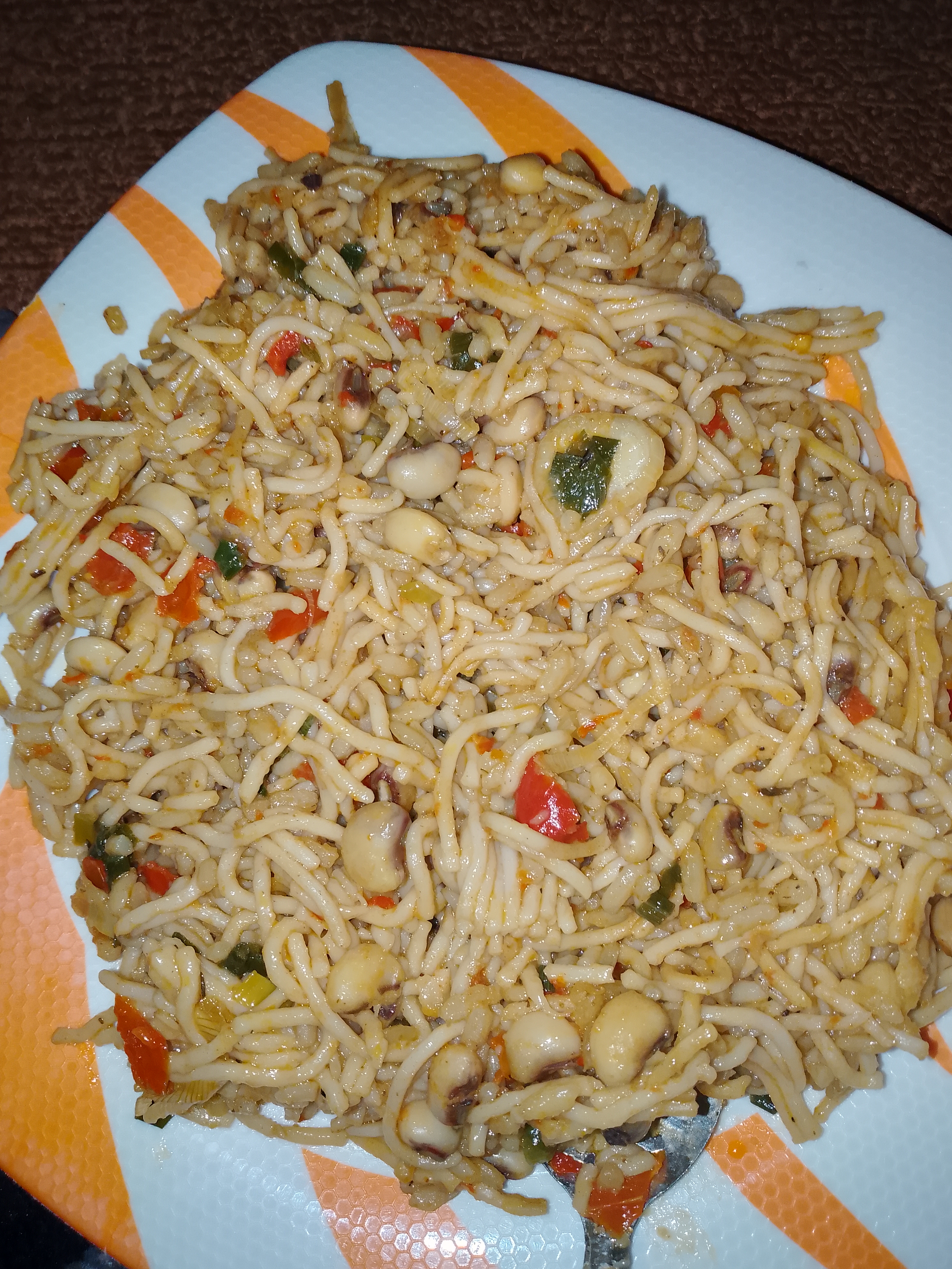 Spaghetti Jollof au Gras