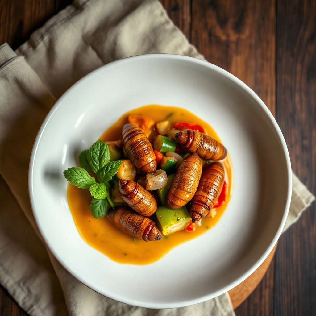 Escargots Sautés aux Légumes